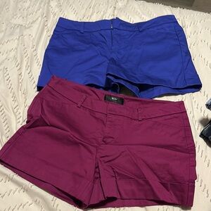 Mossimo Supply Co. Blue and Purple Women's Shorts